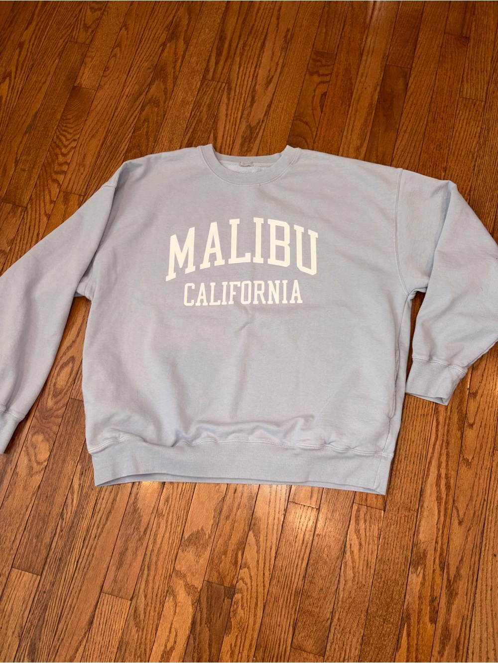 Brandy Melville L 'Malibu California' Crewneck Sweatshirt OS John Galt